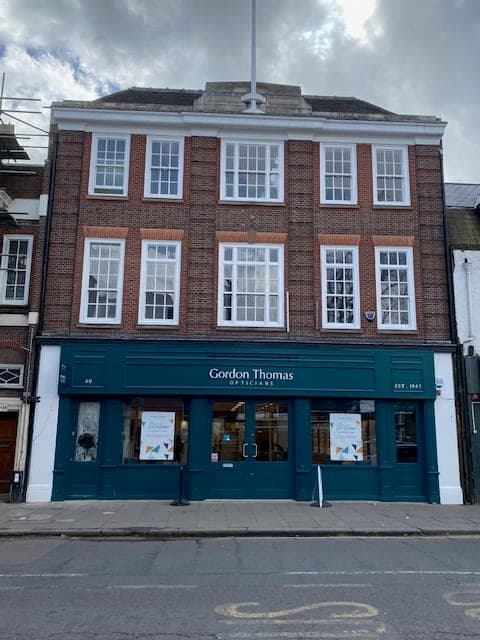 Photograph of the commercial retail property in Enfield, North London.